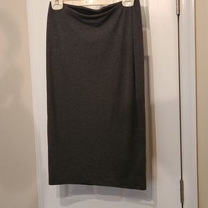 Grey pencil skirt